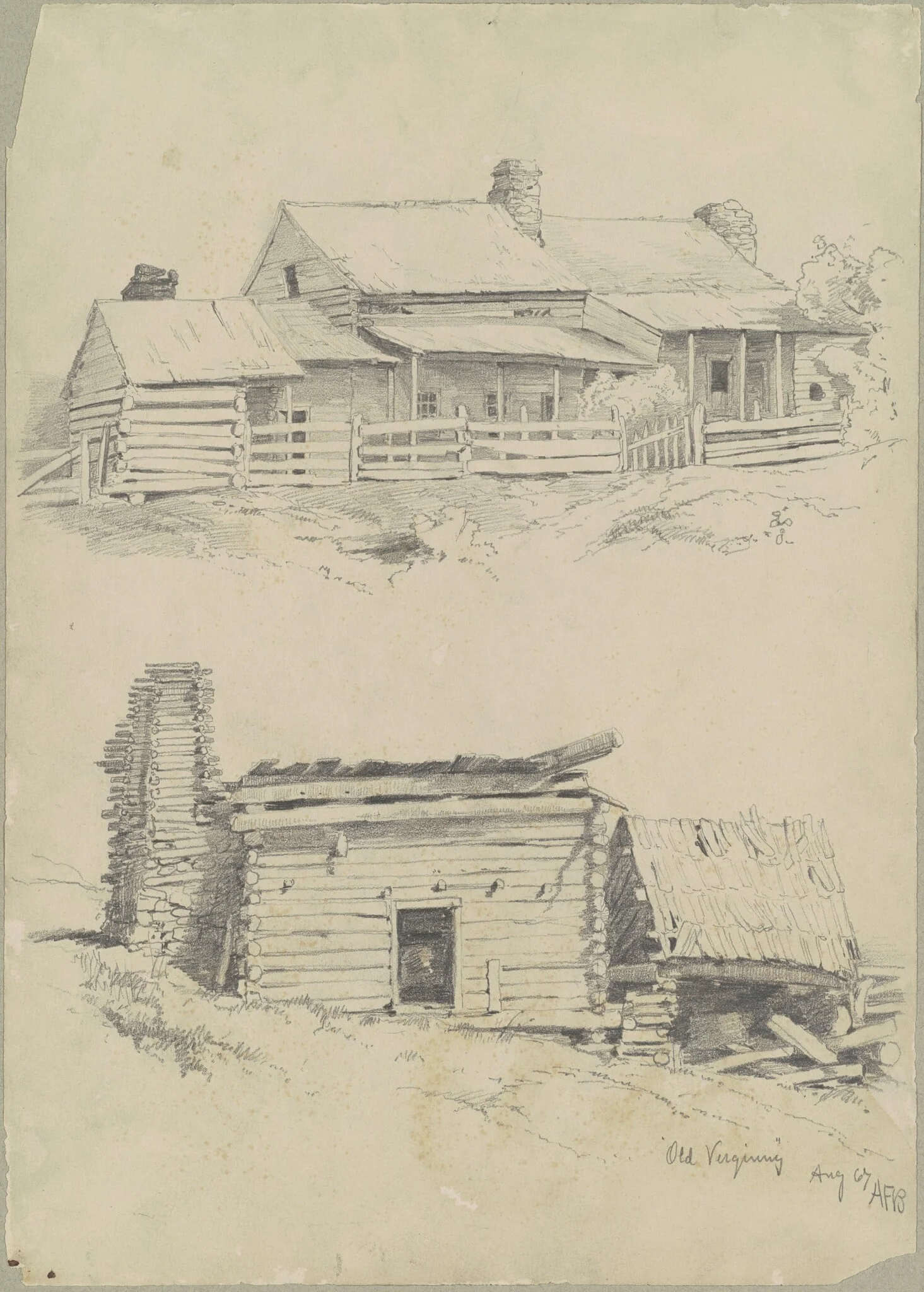 Old Virginny, detail