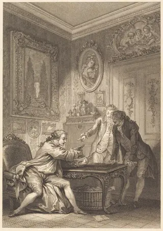 La coupe enchantee, by Jean-Baptiste-Michel Dupreel, ink, 1807