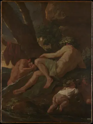 Midas Washing at the Source of the Pactolus, by Nicolas Poussin, oil, 1627