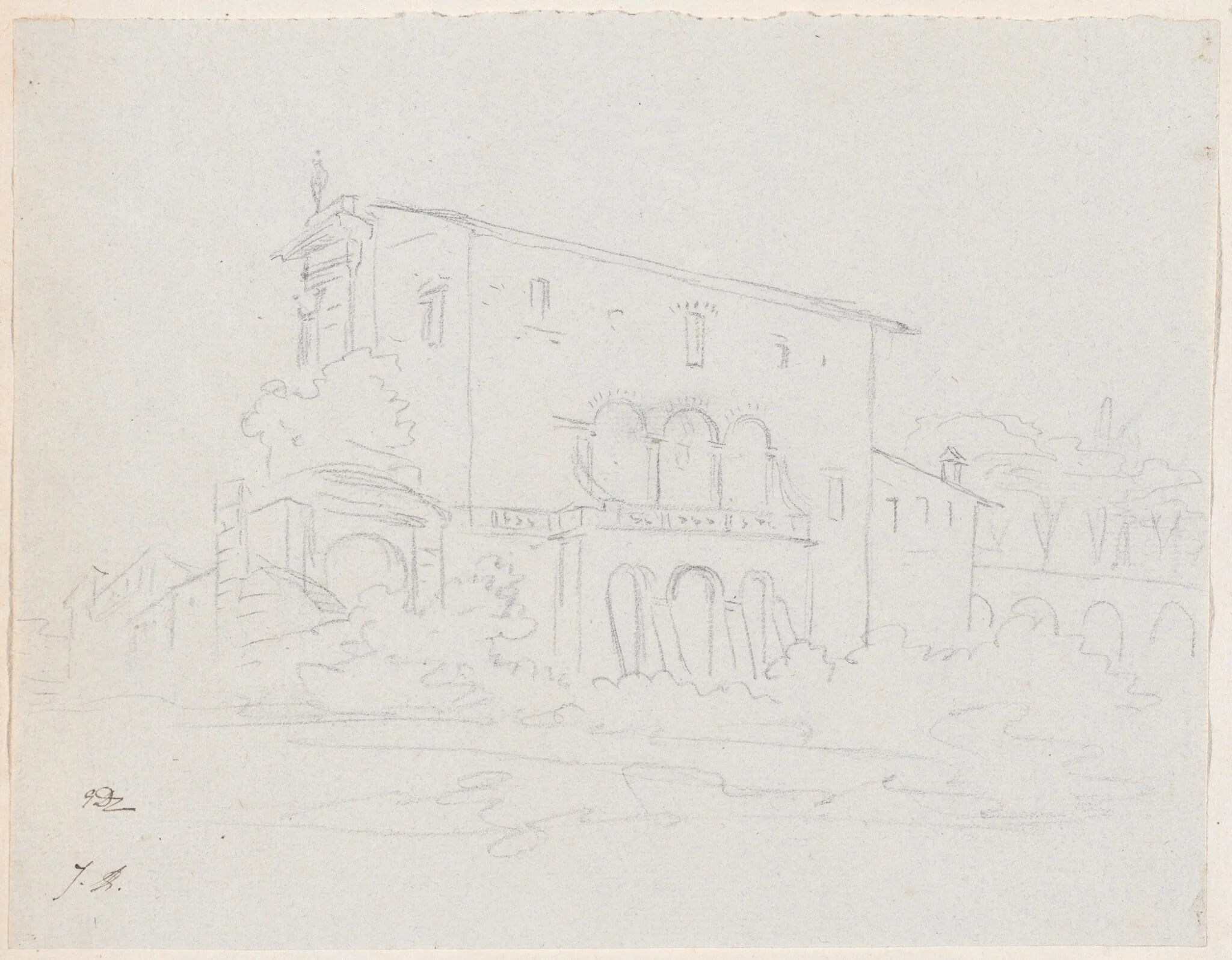 A Roman Church, detail