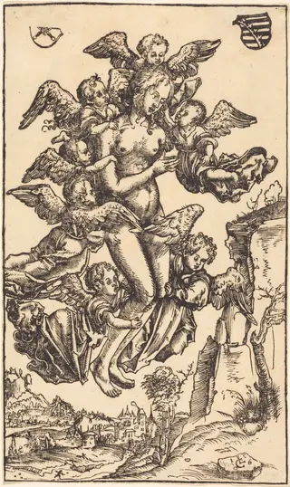The Ecstasy of Saint Mary Magdalene, by Lucas Cranach the Elder, ink, 1506