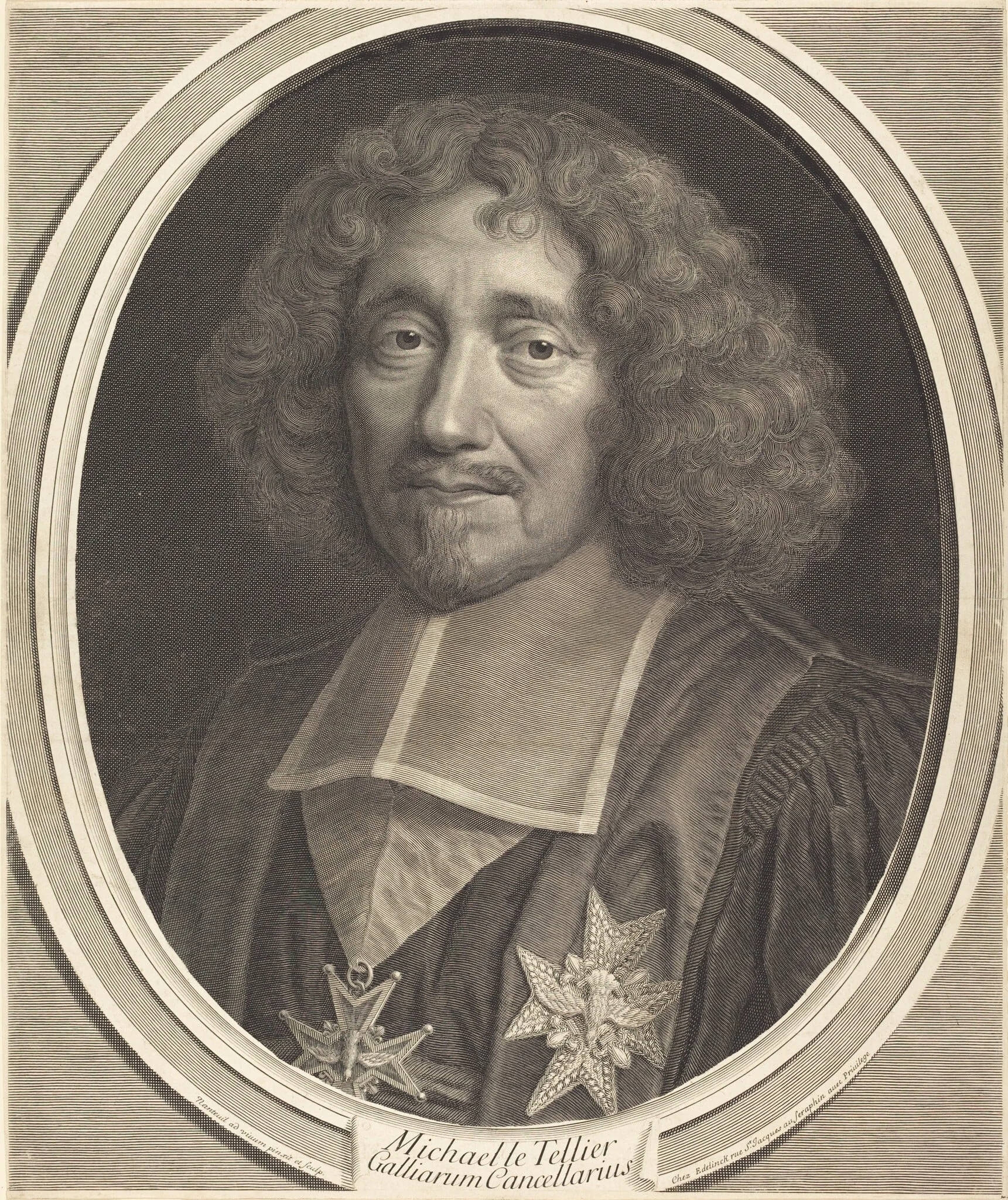 Chancellor Michel Le Tellier, detail