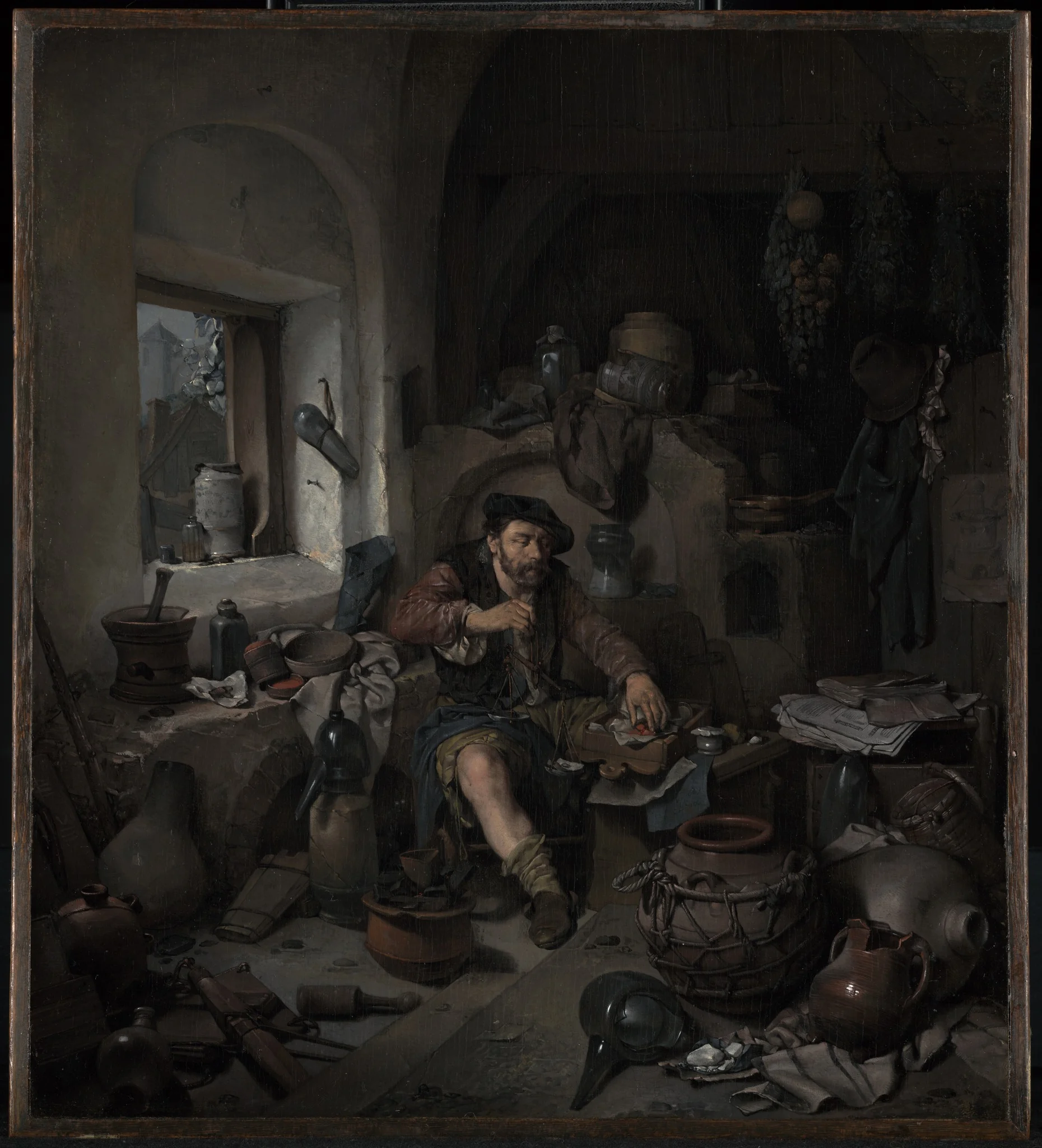 The Alchemist, detail