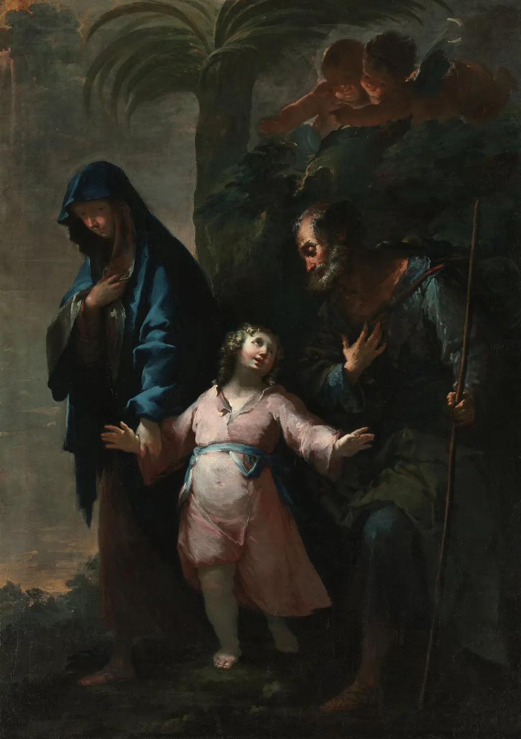 Return to Nazareth, by Francesco Conti, unspecified, 1735