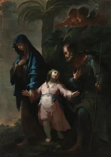 Return to Nazareth, by Francesco Conti, unspecified, 1735