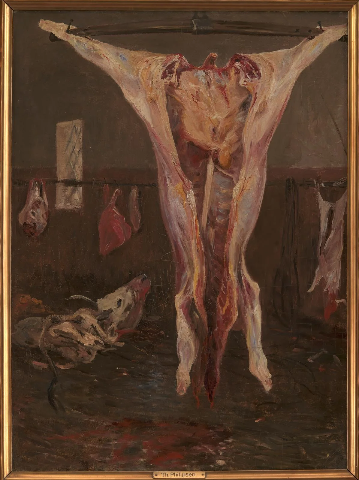 A Slaughtered Ox, Rome, detail