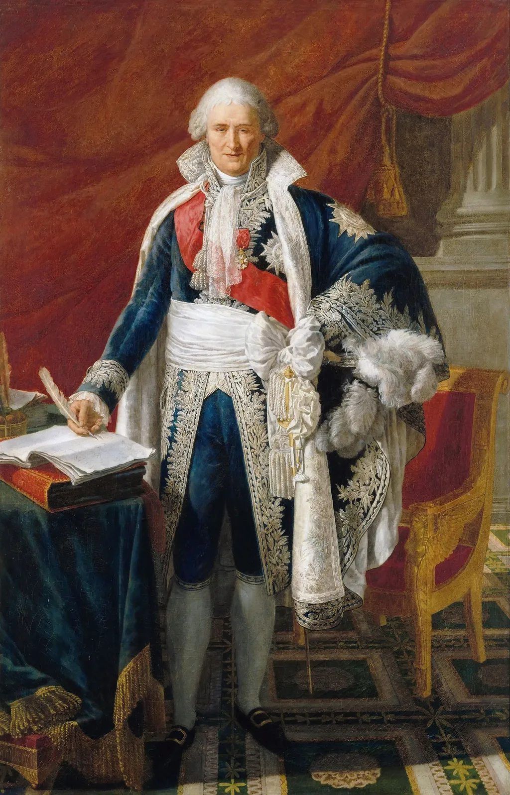 Jean-Etienne-Marie, Count Portalis, Minister of Worship (1749-1807), by Pierre-Claude Gautherot, oil, 1806