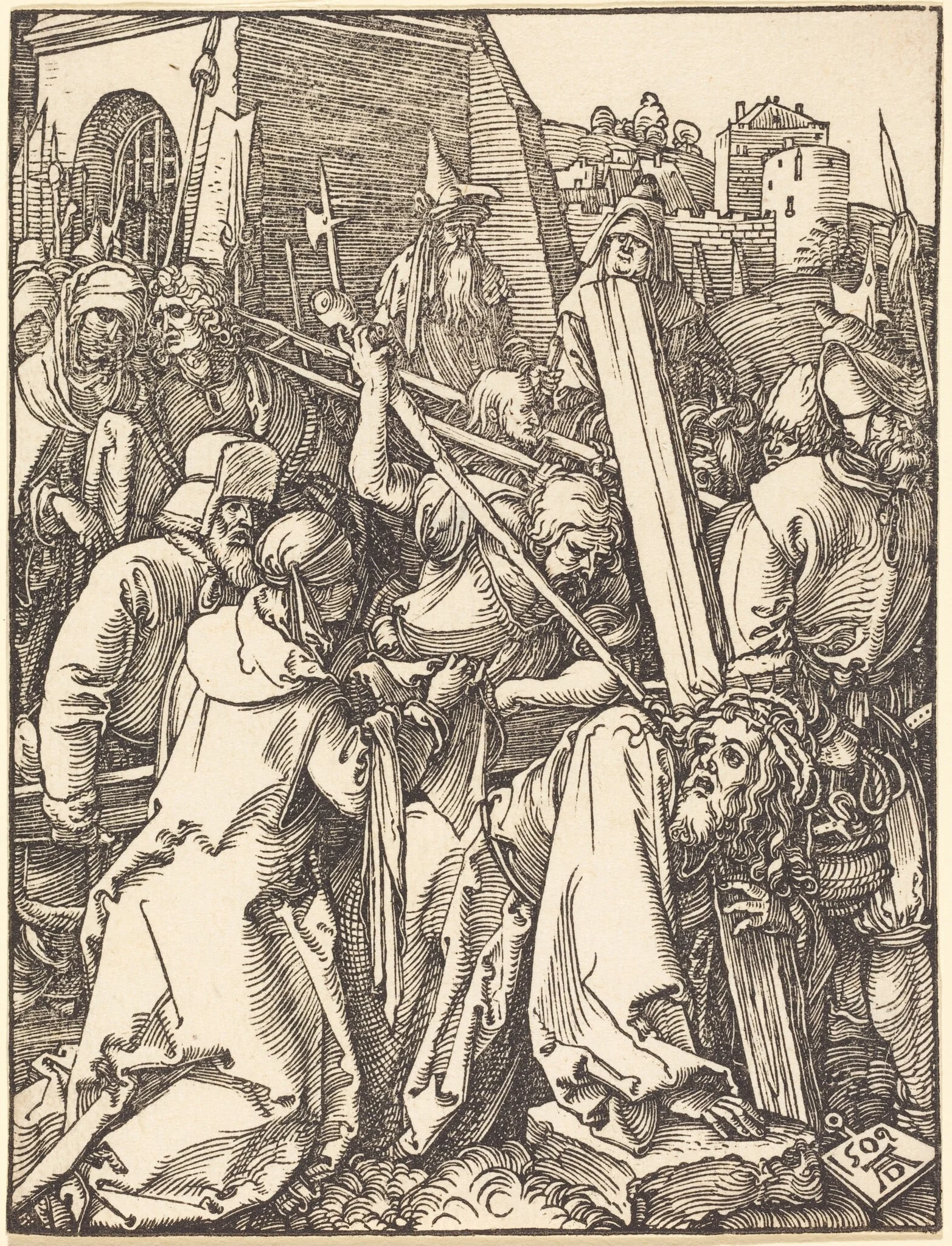 Christ Carrying the Cross, detail