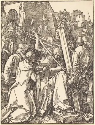 Christ Carrying the Cross, by Albrecht Dürer, ink, 1509