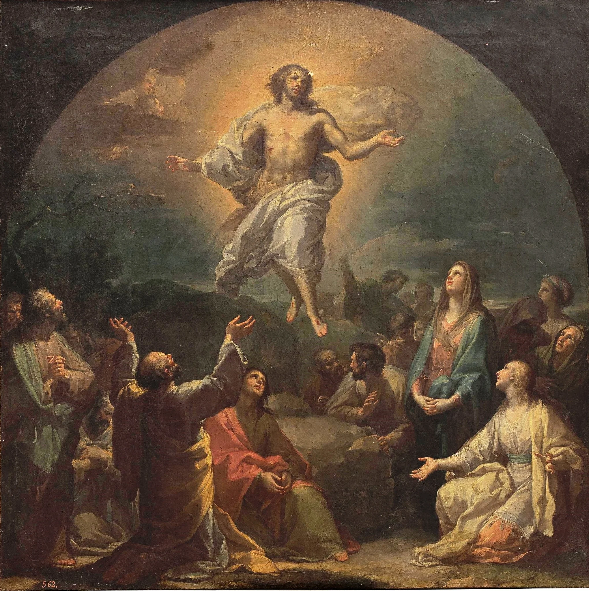 La Ascensión del Señor, detail