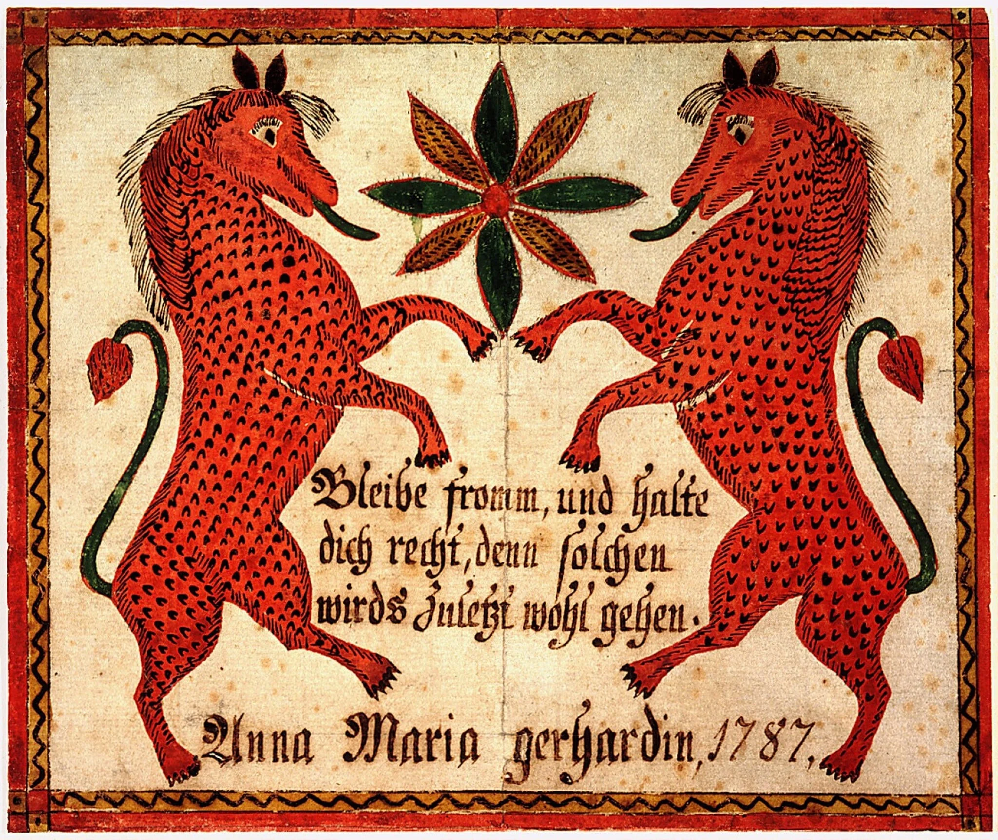 Reward of Merit for Anna Gerhard, detail