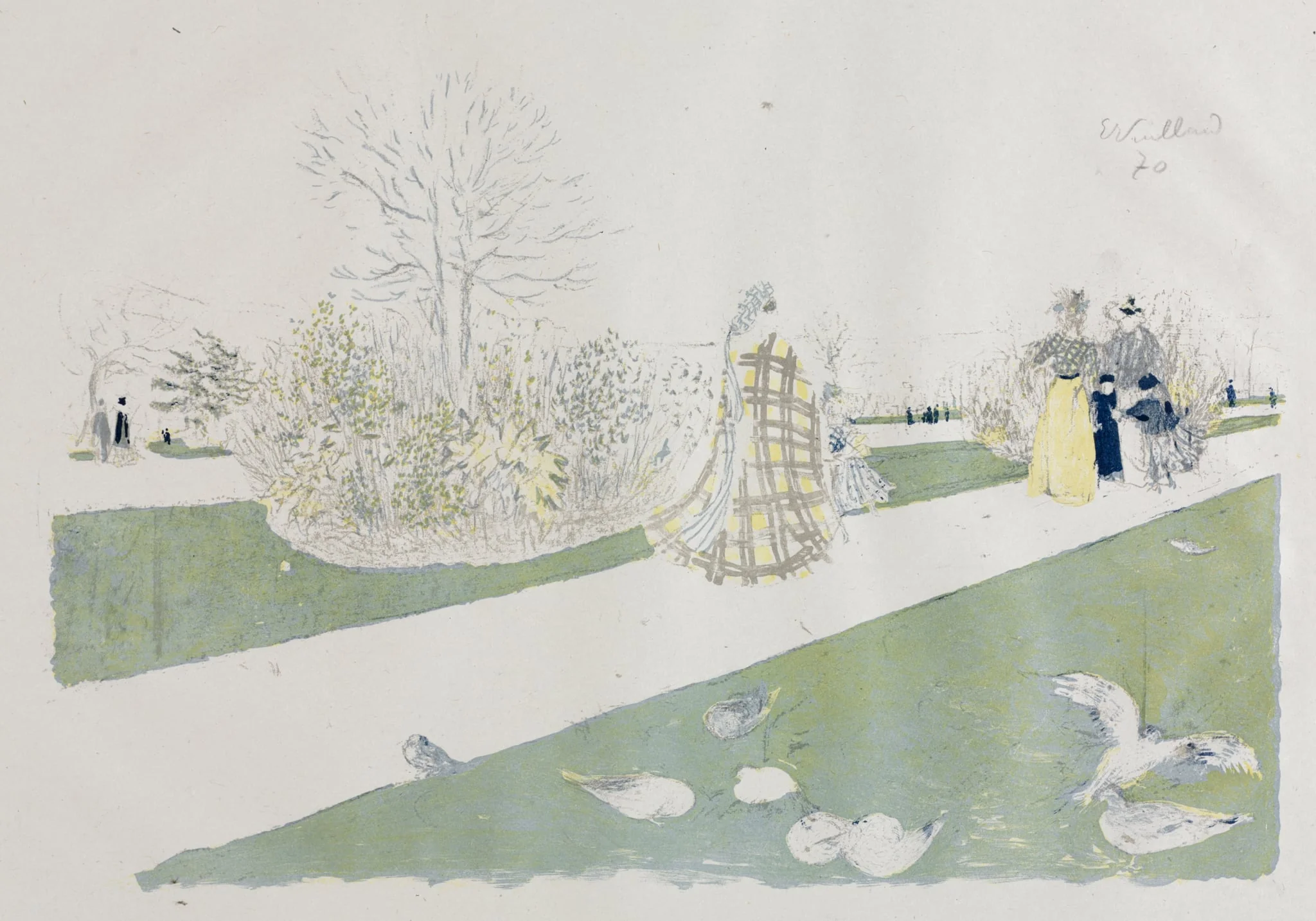 The Tuileries Garden, detail