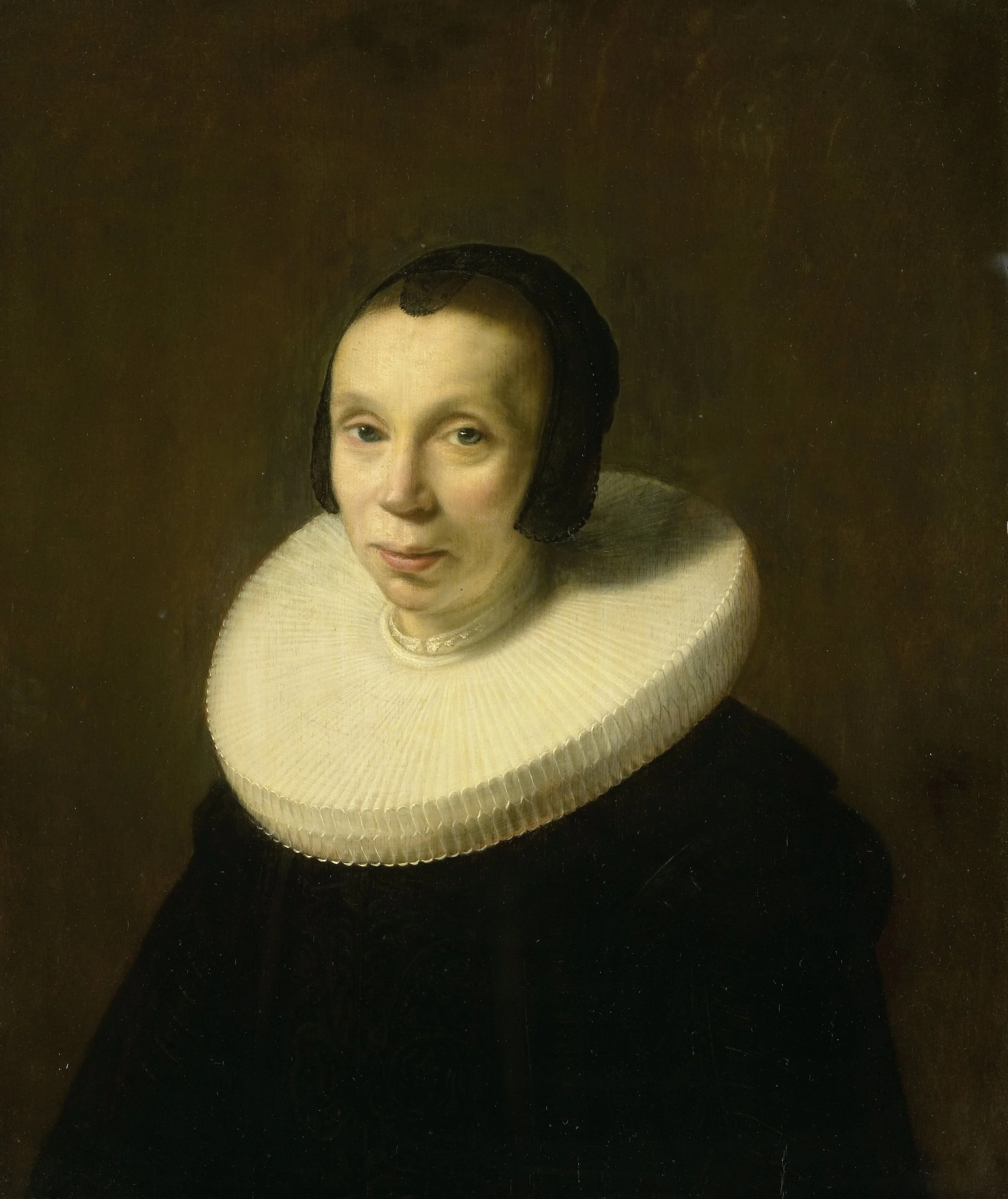 Portrait of a woman, detail