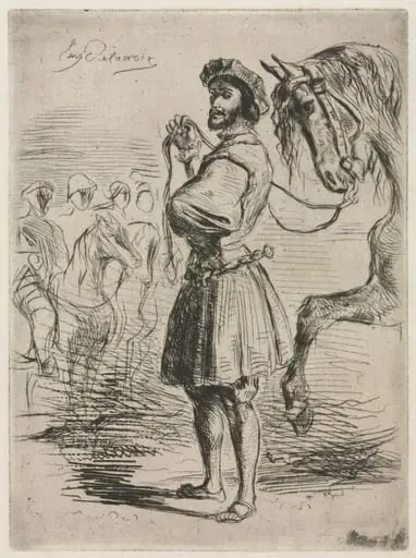 A Lord in the Time of Francis I, by Eugène Delacroix, 1833