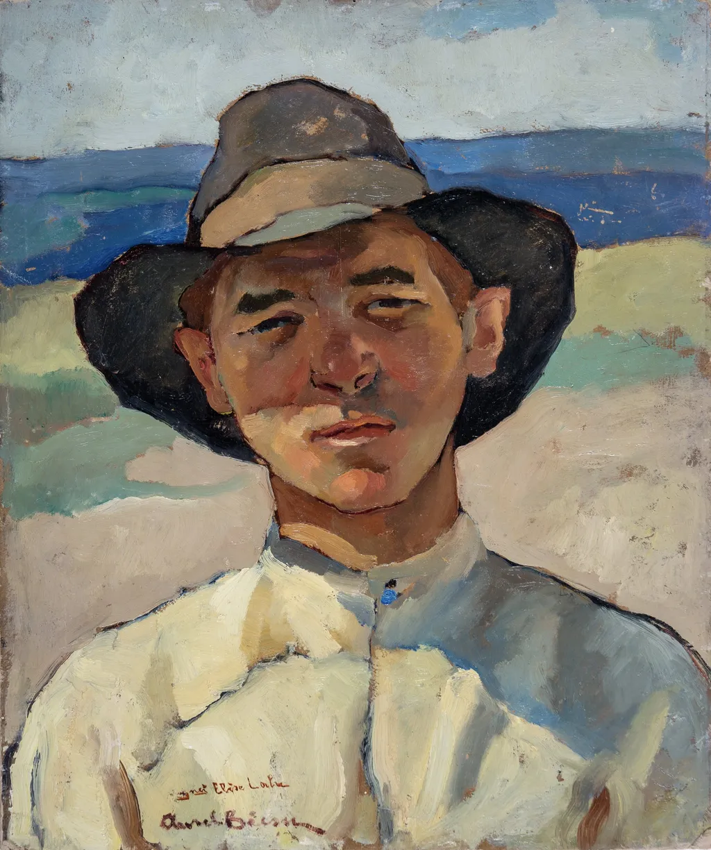 Portret de țăran tânăr, by Aurel Băeșu, unspecified, 1850