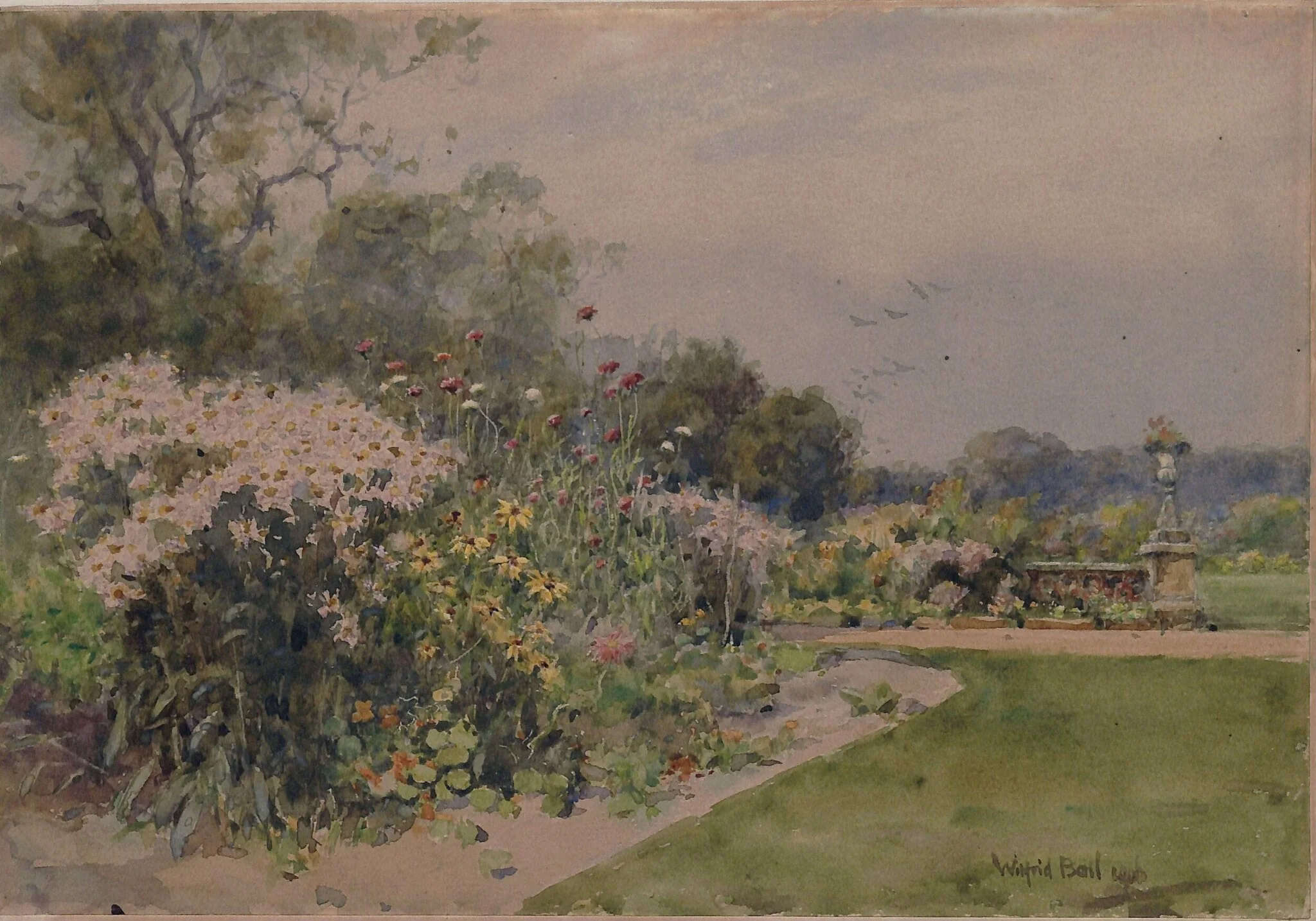 October Flowers, detail