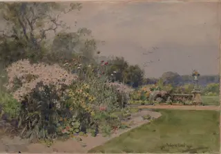 October Flowers, by Wilfrid Williams Ball, watercolor, 1906