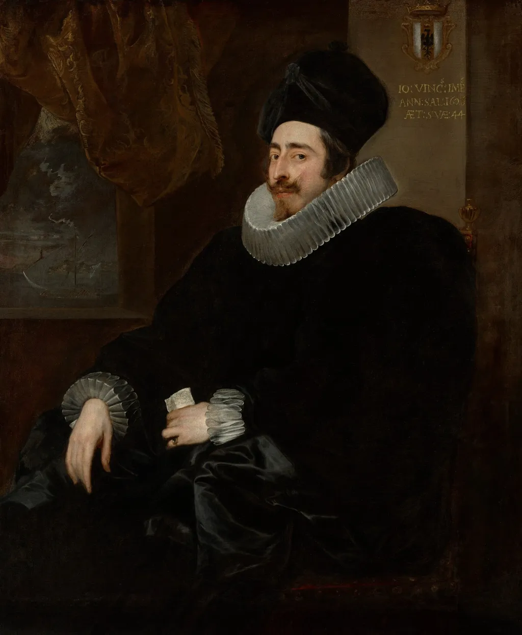 Giovanni Vincenzo Imperiale, by Anthony van Dyck, oil, 1626