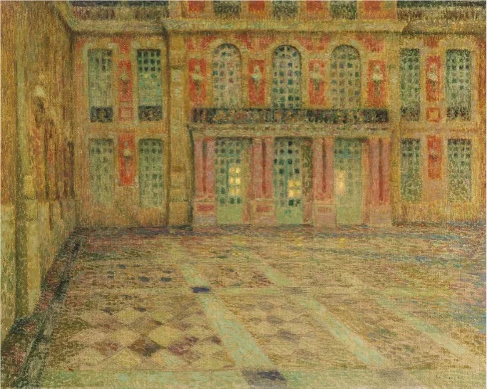 Versailles: Cour d'Honneur, detail