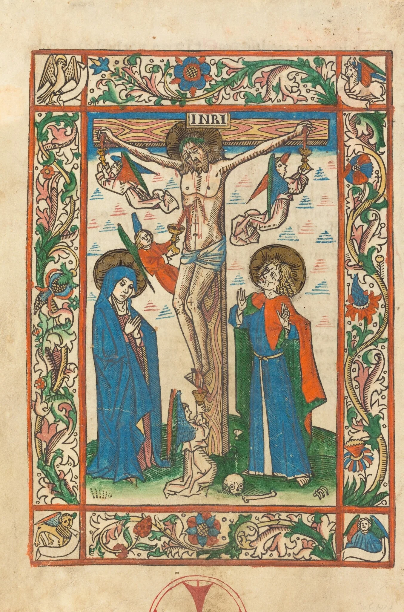 Christ on the Cross with Angels, detail