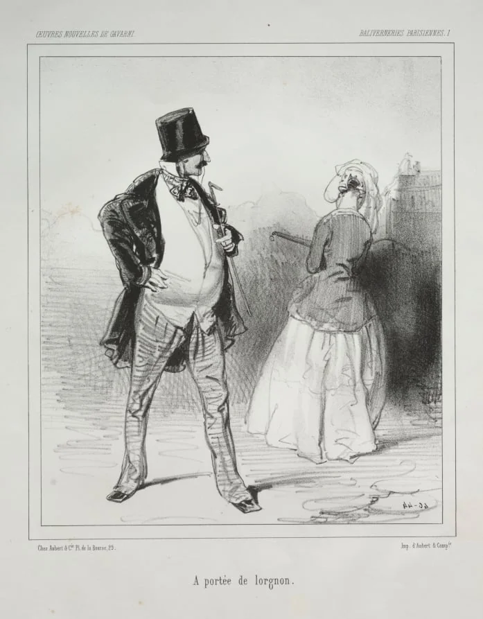 A portée de lorgnon, detail