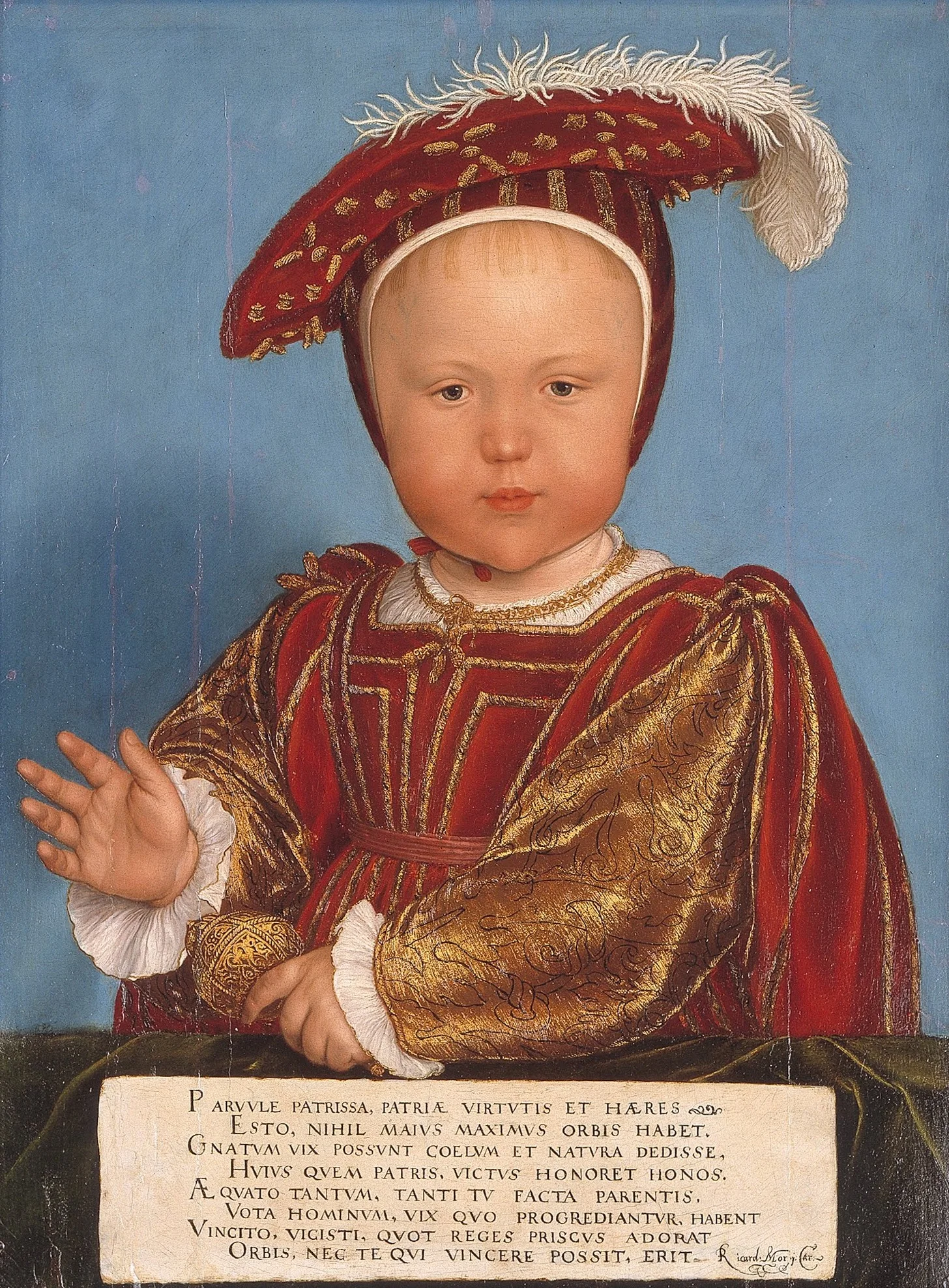 Edward, Prince of Wales, later King Edward VI, detail