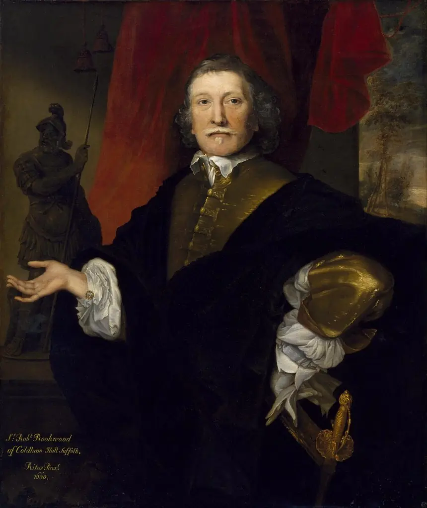 Sir Robert Rookwood, by John Michael Wright, oil, 1660