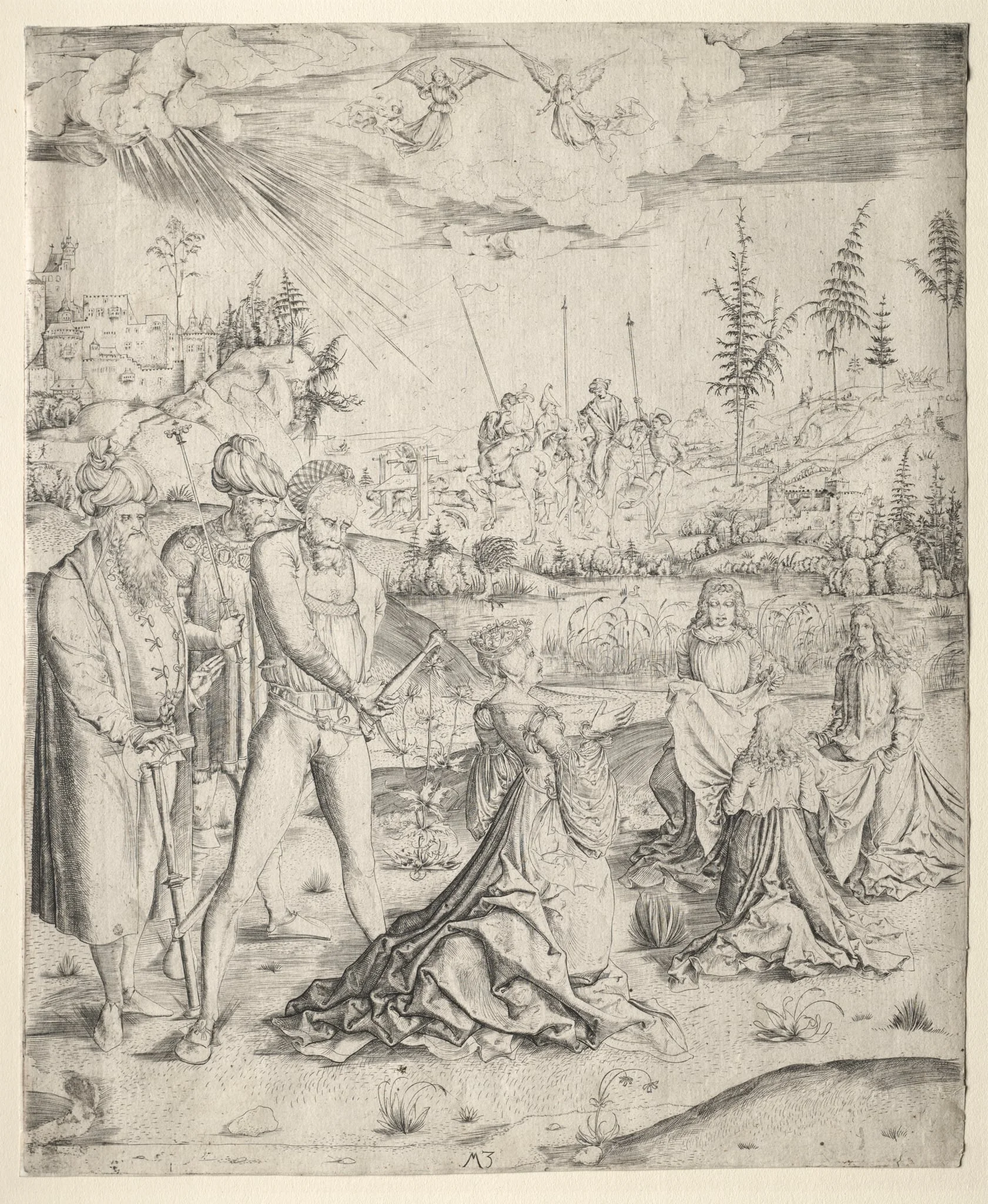 The Martyrdom of St. Catherine, detail