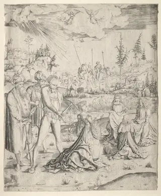 The Martyrdom of St. Catherine, by Master MZ, 1502