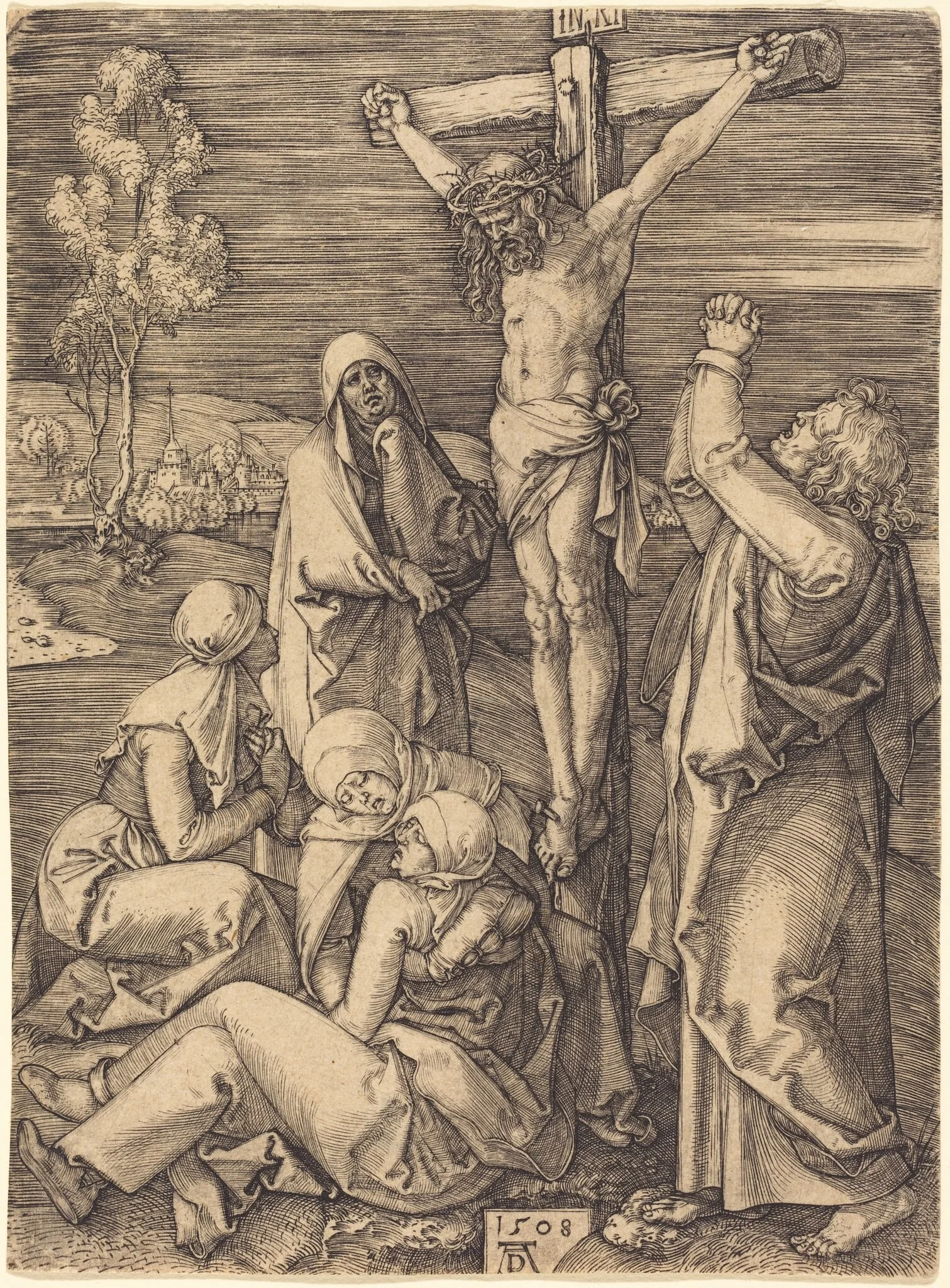 The Crucifixion, detail