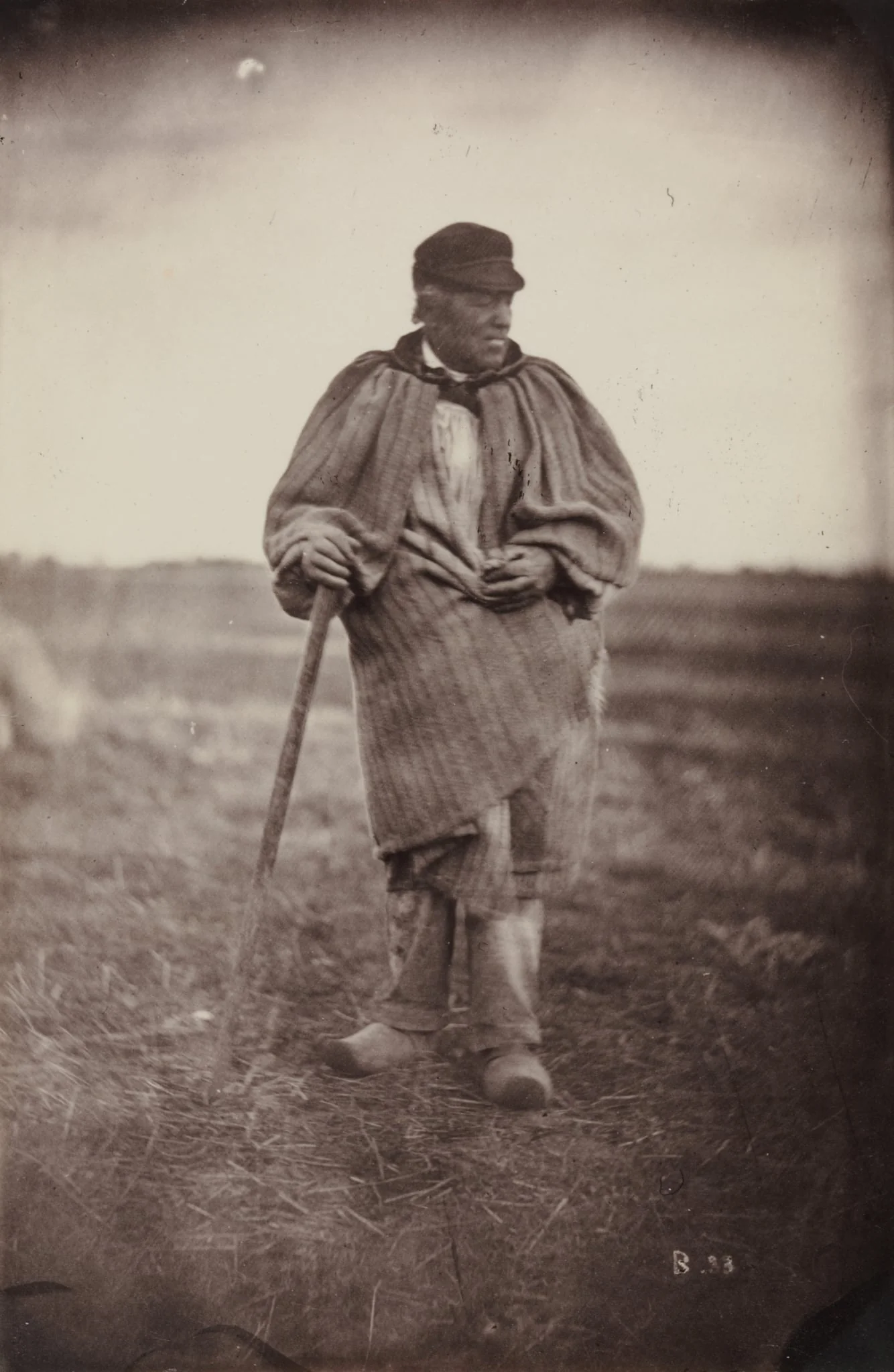 Man with Walking Stick, detail