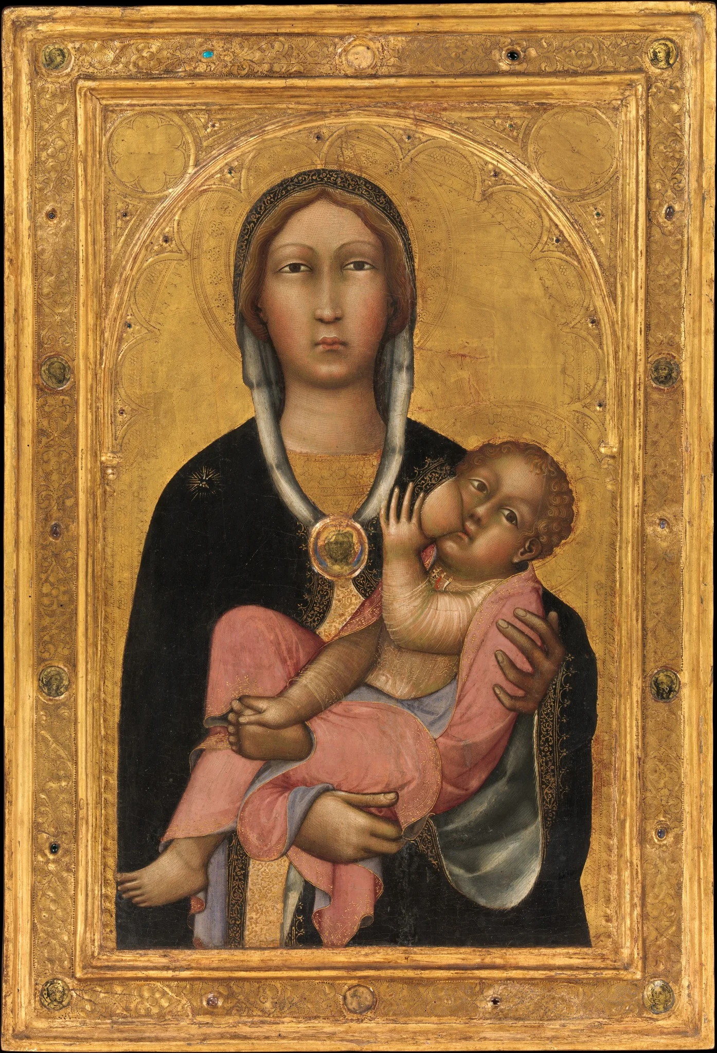 Madonna and Child, detail