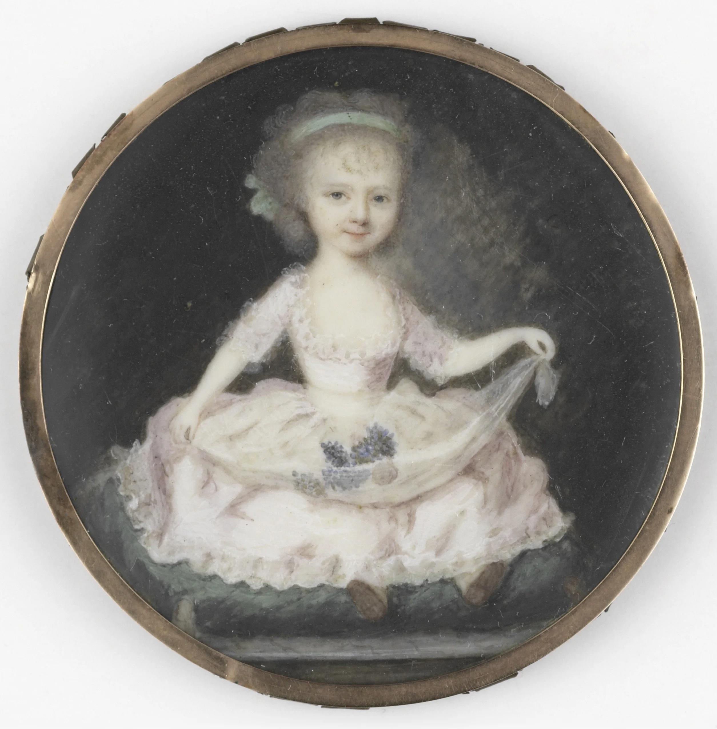 Portrait of a girl, detail