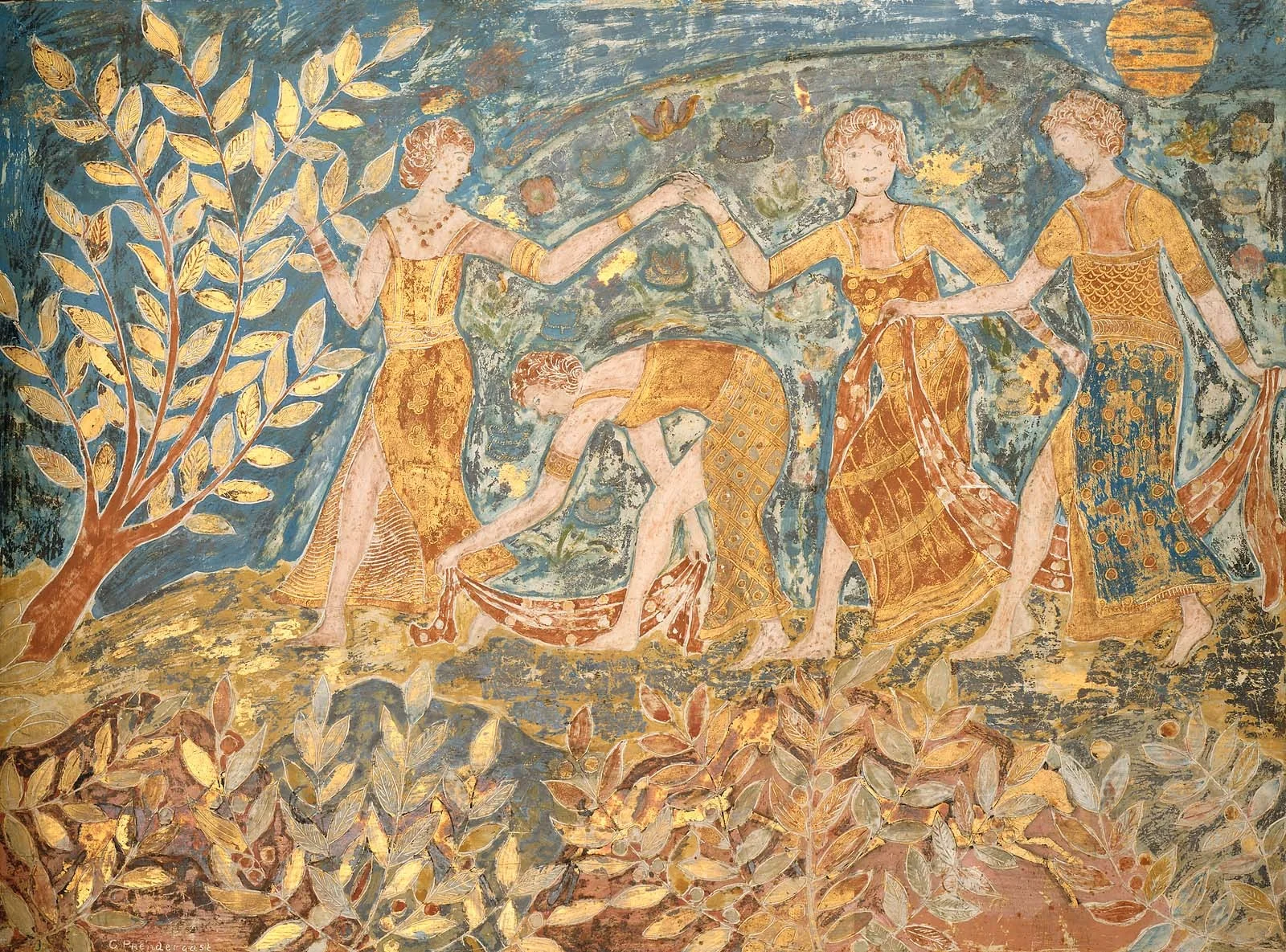 Dancers, detail