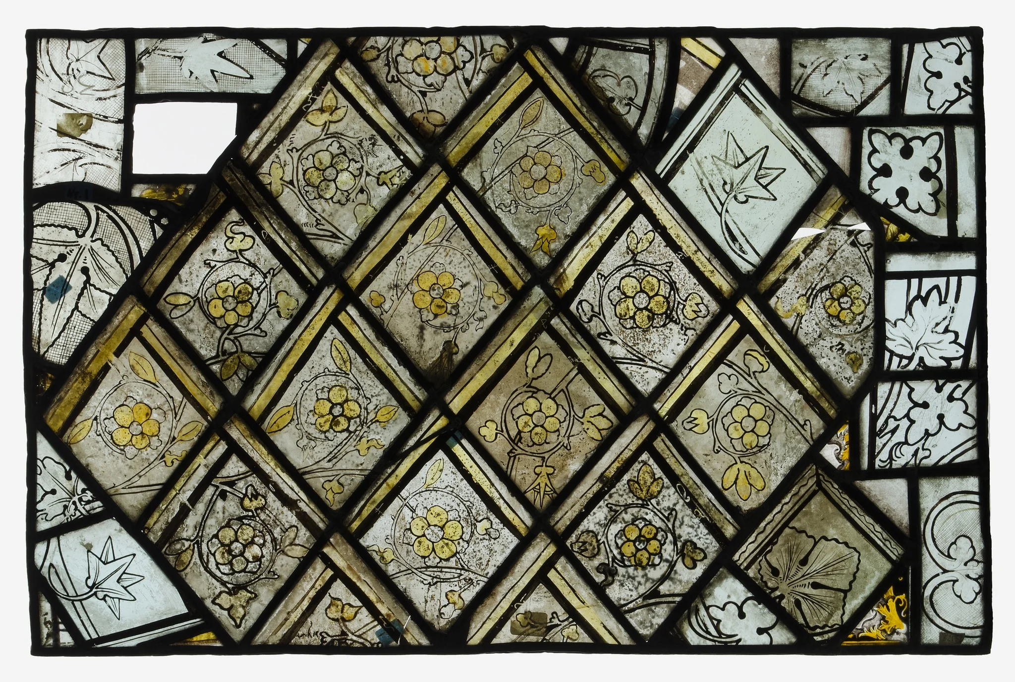 Glass panel, detail
