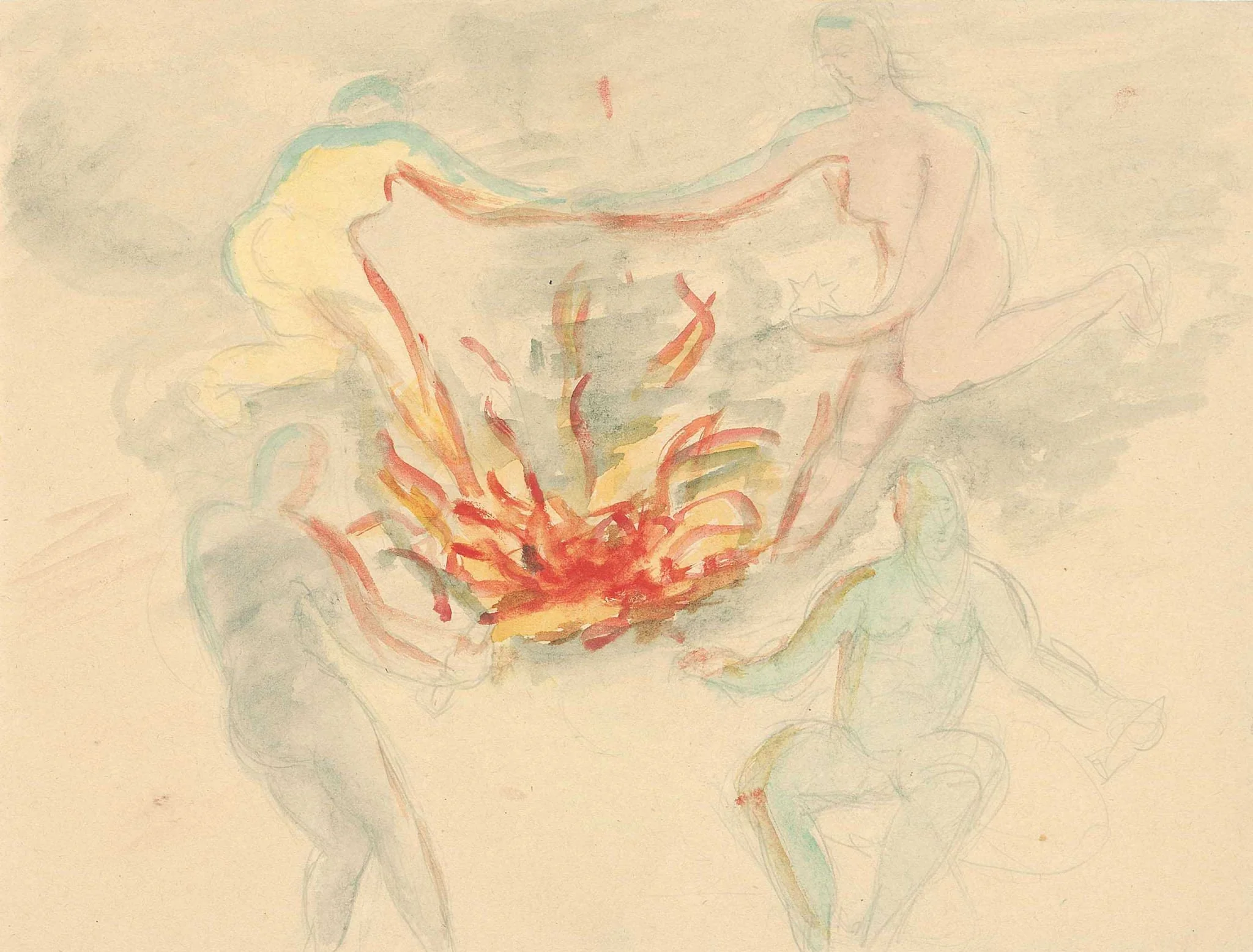 Γύρω από τη φωτιά, detail