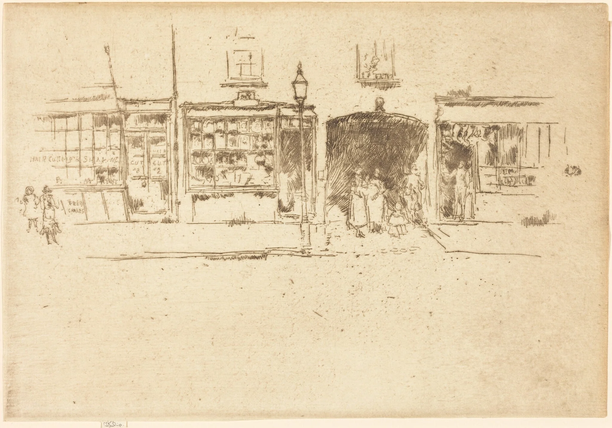 The Barber's, detail