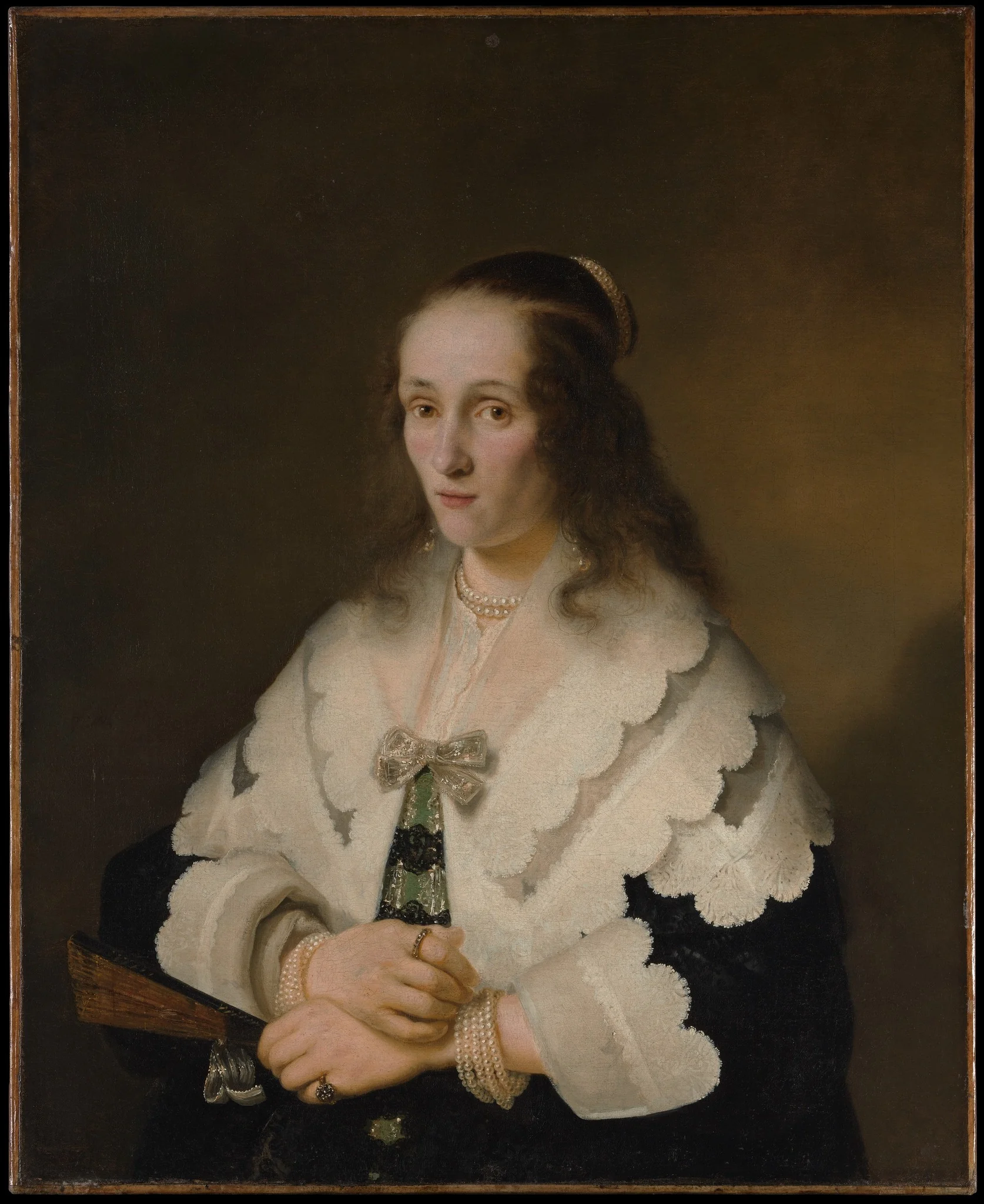Portrait of a Woman, detail