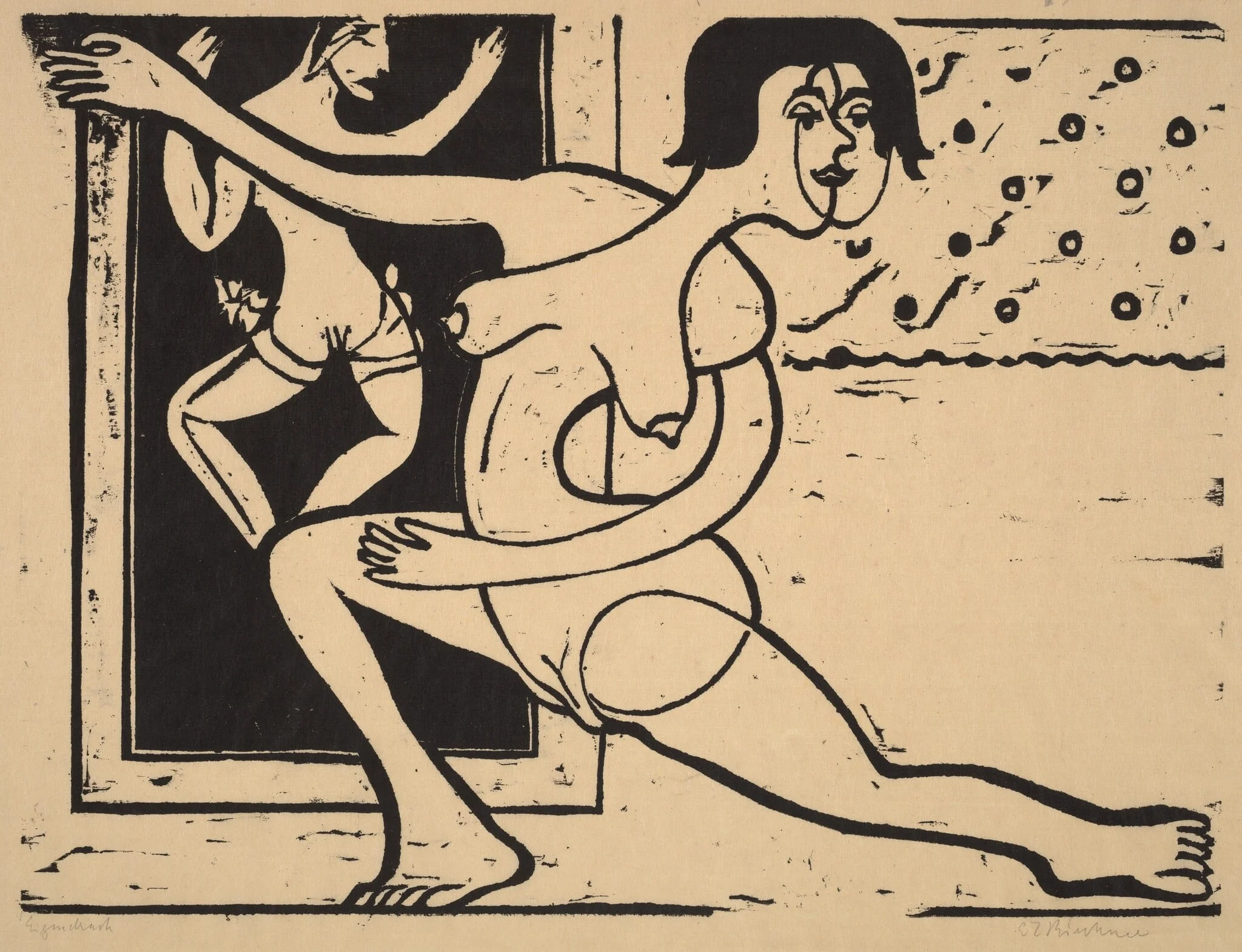 Dancer Practicing, detail