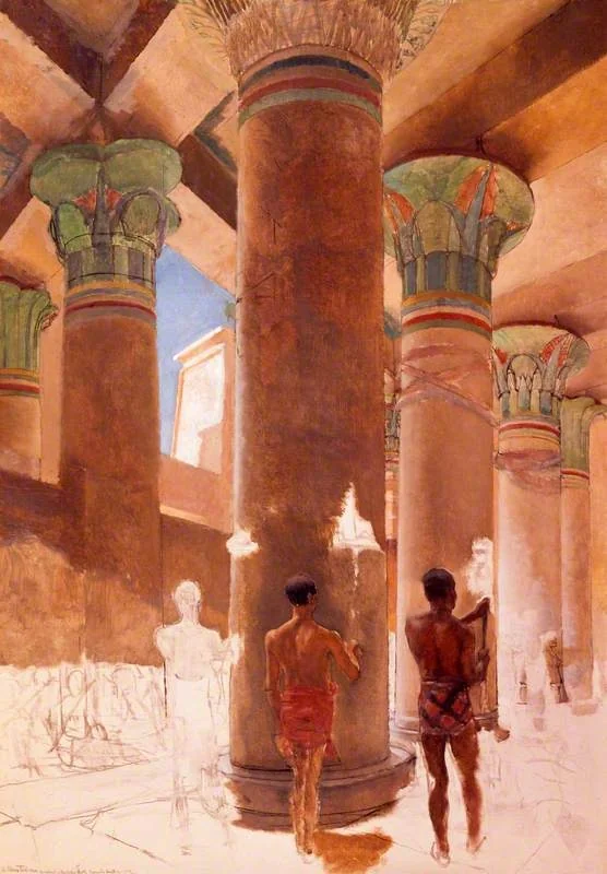 Cleopatra at Philae, detail