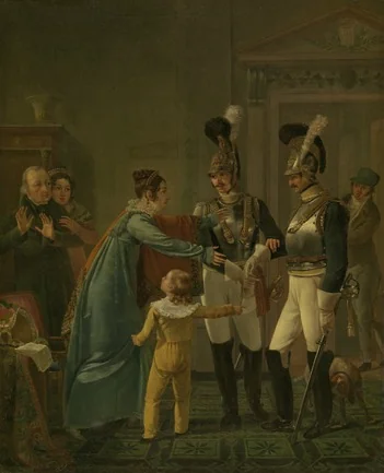 The Return of the Officer, detail