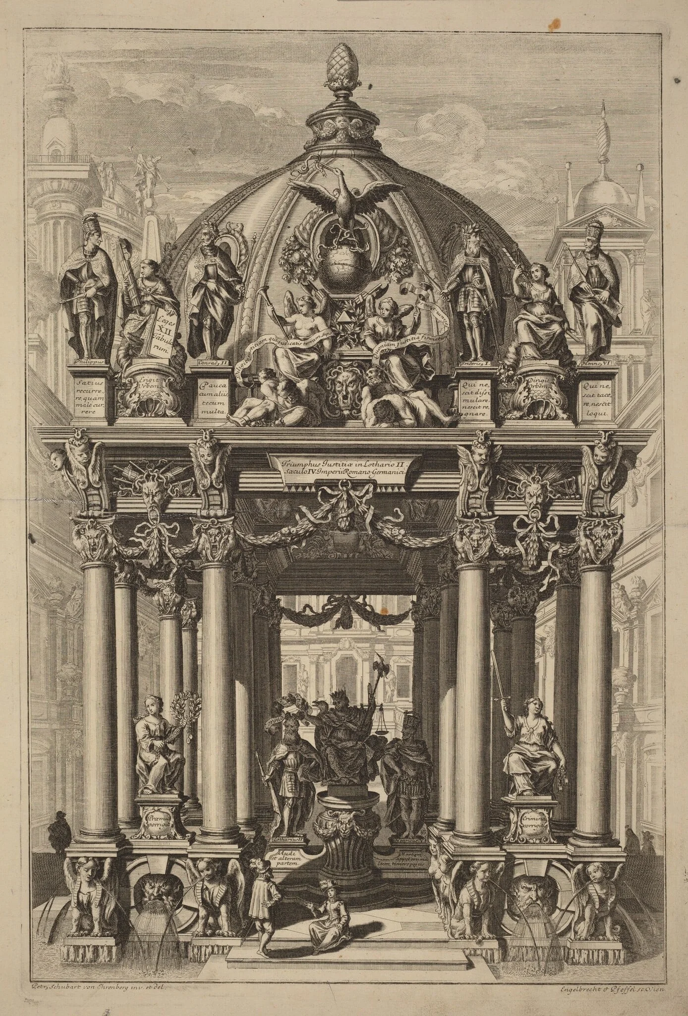 Triumphal Arch for Lotharius II, detail