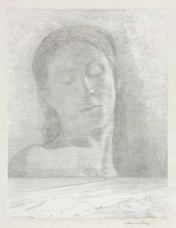 Closed Eyes, detail