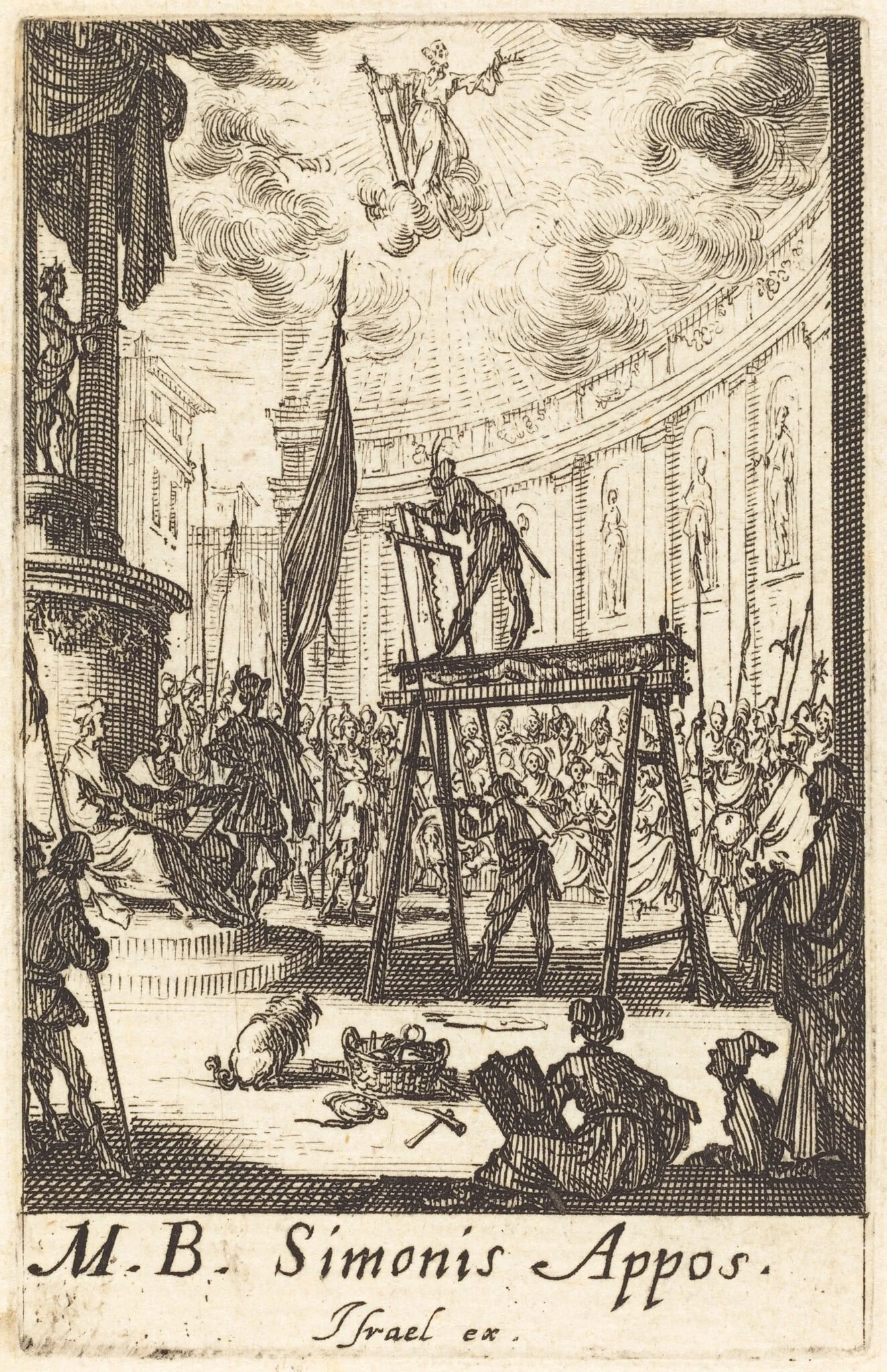 The Martyrdom of Saint Simon, detail
