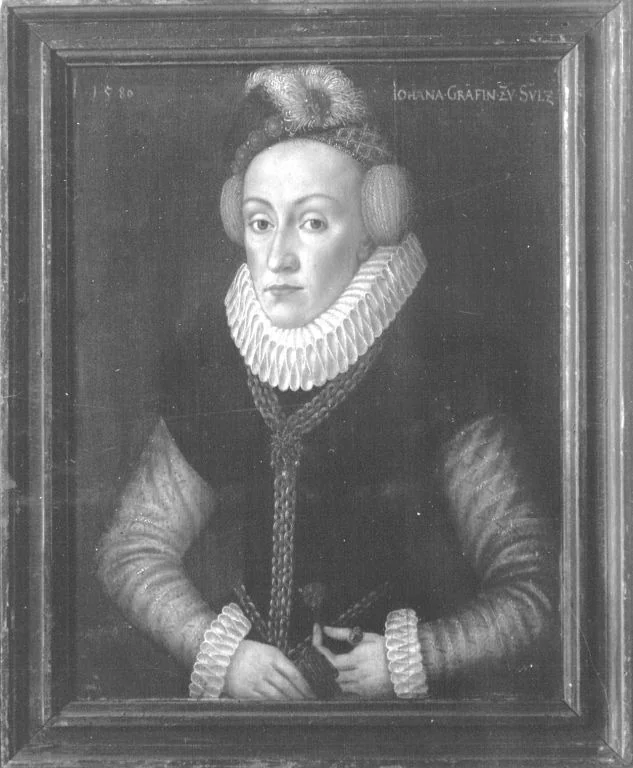 Bildnis der Johanna von Sulz, detail