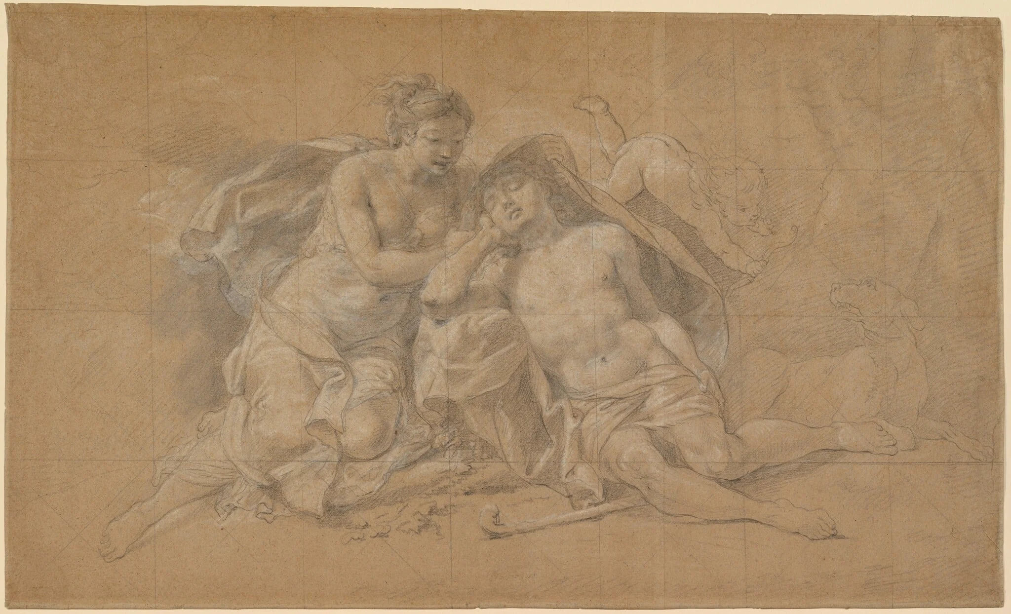 Diana and Endymion, detail