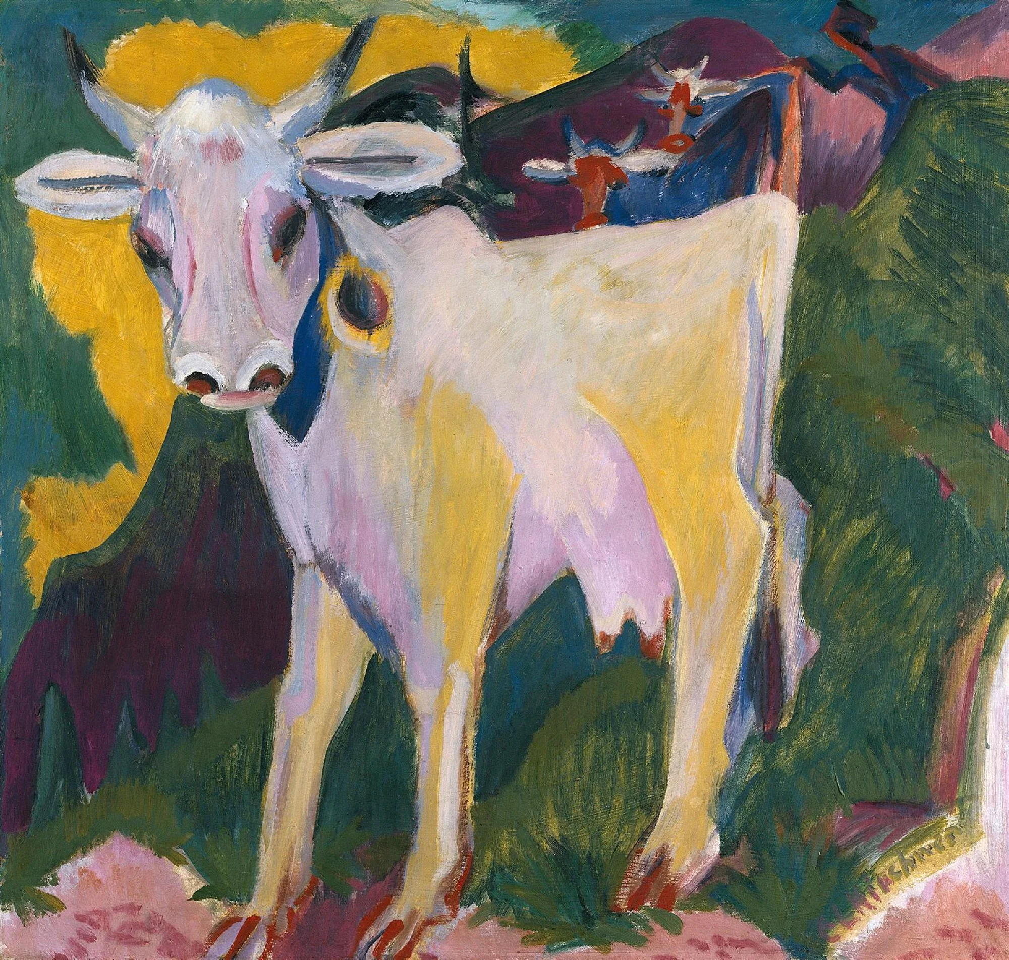 White Cow, detail