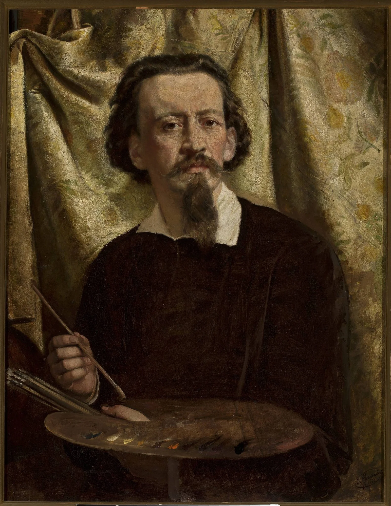 Self-portrait, detail