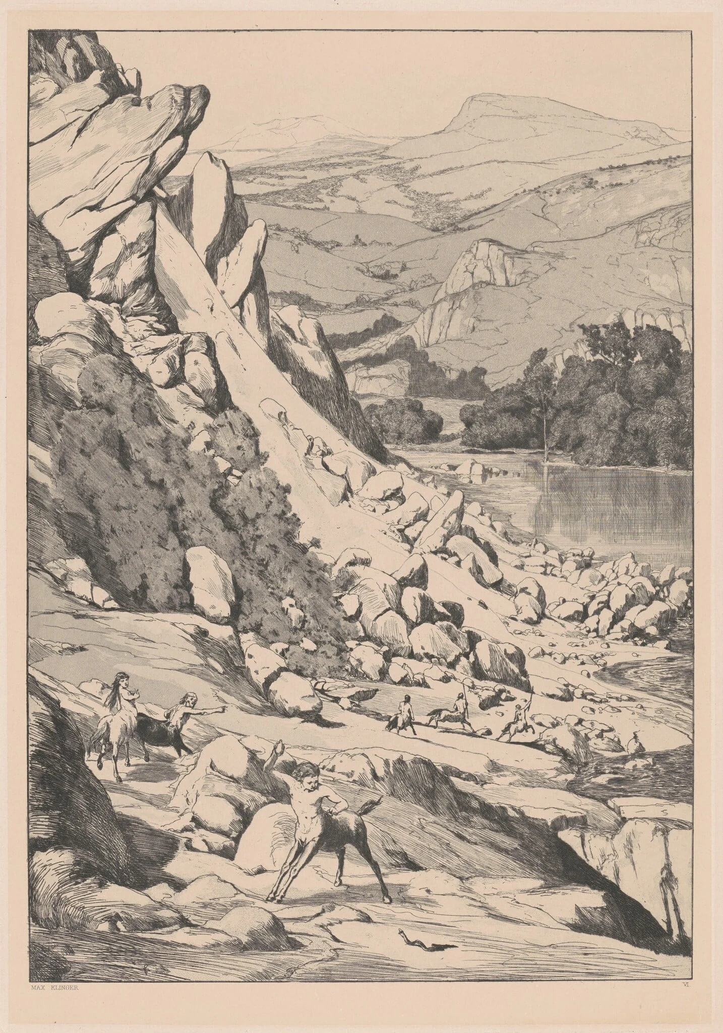 Landslide (Bergsturz), detail