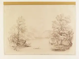 The Xanthus River, by Charles Joseph Frederick Ewart, watercolor, 1842